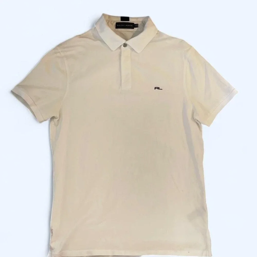 White cotton polo shirt‎ size M by Ralph Laureen